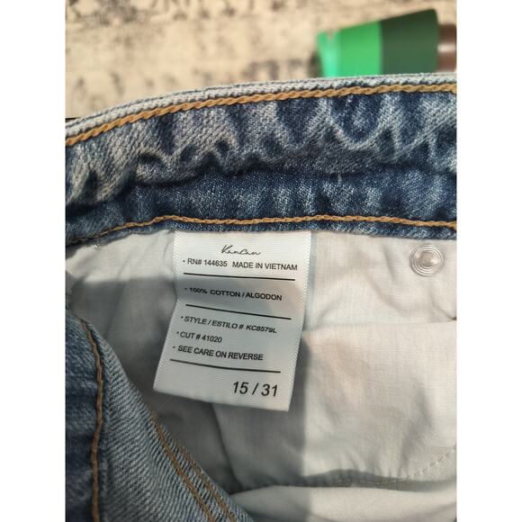 KanCan Women’s KC8579L Size 15/31 High Waist Mom Jeans Tapered Leg - Picture 8 of 8